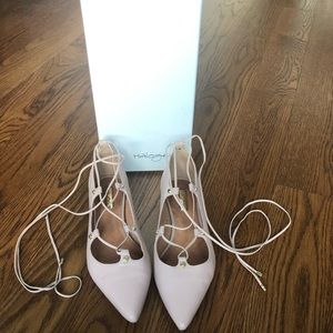 Halogen Lace Up Ballet Flats